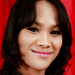 Cute shemale with a long shecock